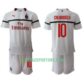 Koszulka AC Milan Calhanoglu 10 Dziecięcy Wyjazdowe Stroje Piłkarskie 2018/19 Krótki Rękaw